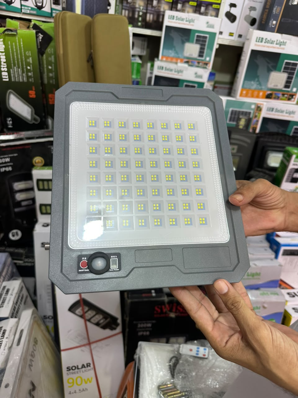 COBA CB-T106 800W Solar Sensor Light – 256 LED Outdoor Flood Light with Remote