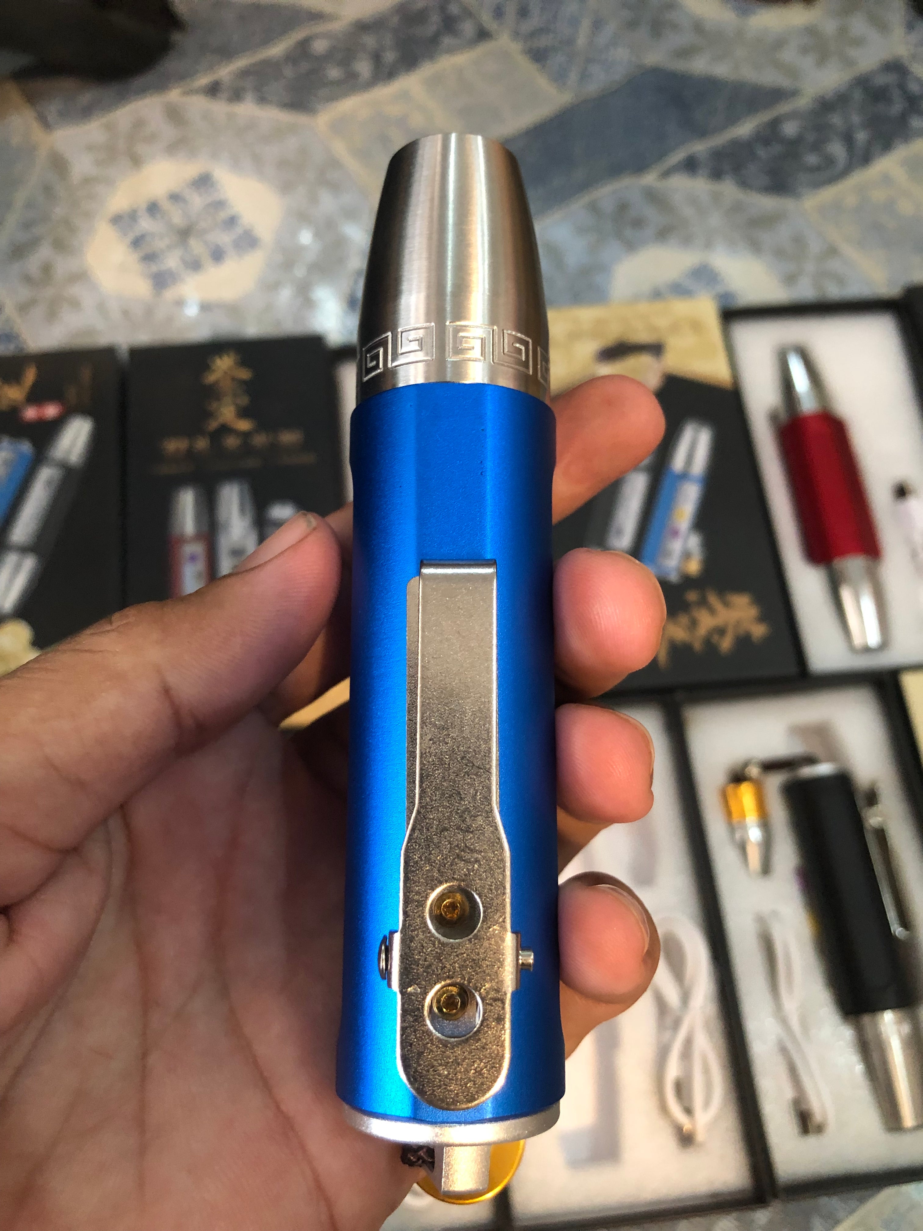 Professional 3-in-1 Rechargeable UV Light for Jade Gemstone Identification Light White Yellow LED Lights USB Type Aluminum Alloy, High Power Gemmologist’s for Sorting Gemstones, Diamonds, Stones, Jade Jewelry Gem Amber and Other General Uses