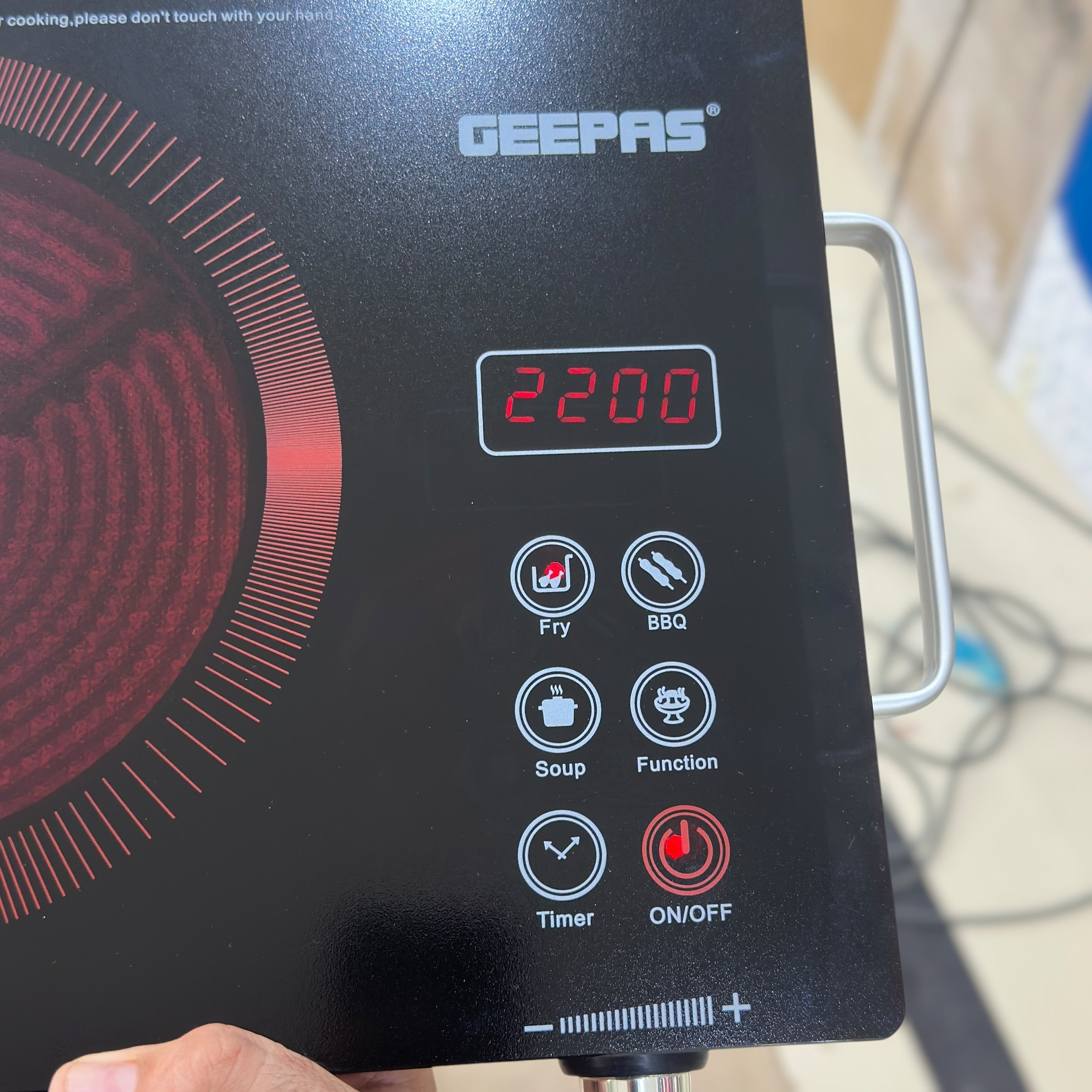 Geepas Digital Infrared Universal Hot Plate 6921
