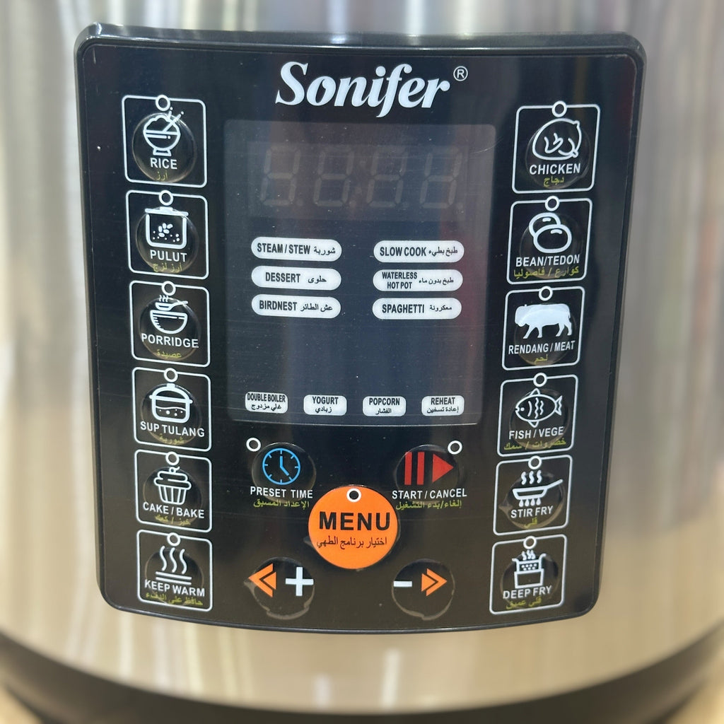 Sonifer 8L Electric Pressure Cooker SF-4032