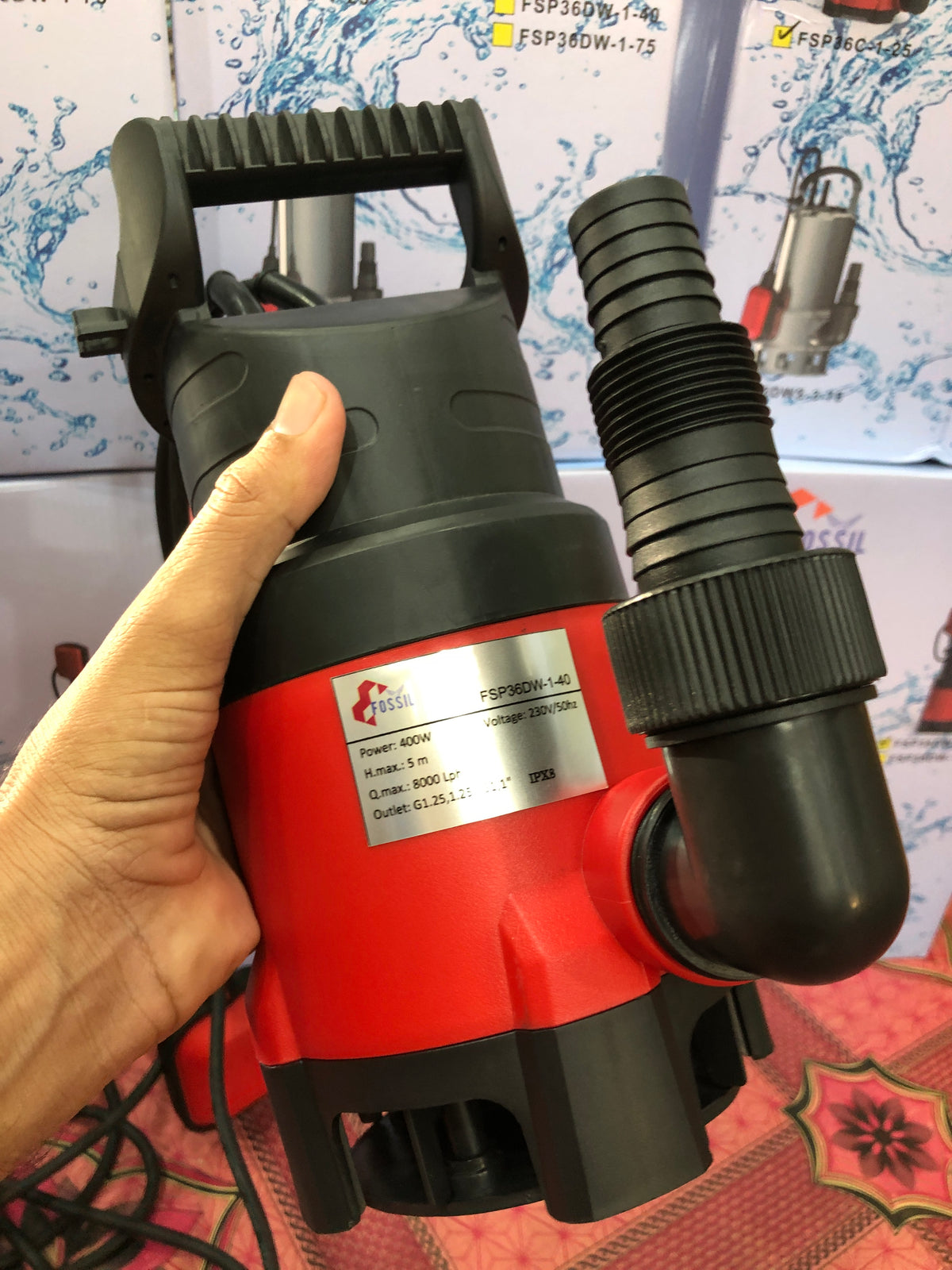 💧 FOSSIL FSP36DWS 400W Submersible Water Pump