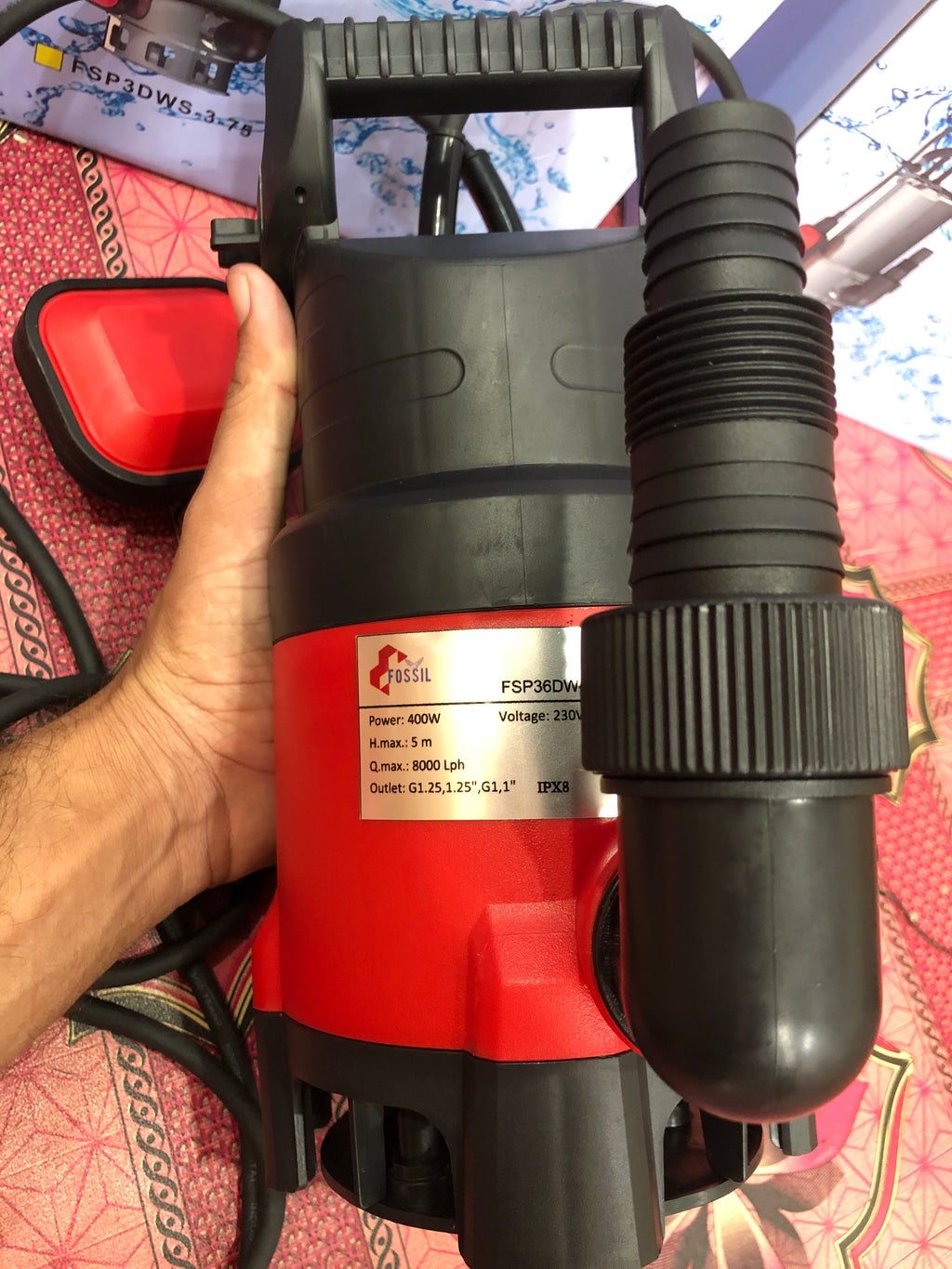 💧 FOSSIL FSP36DWS 400W Submersible Water Pump