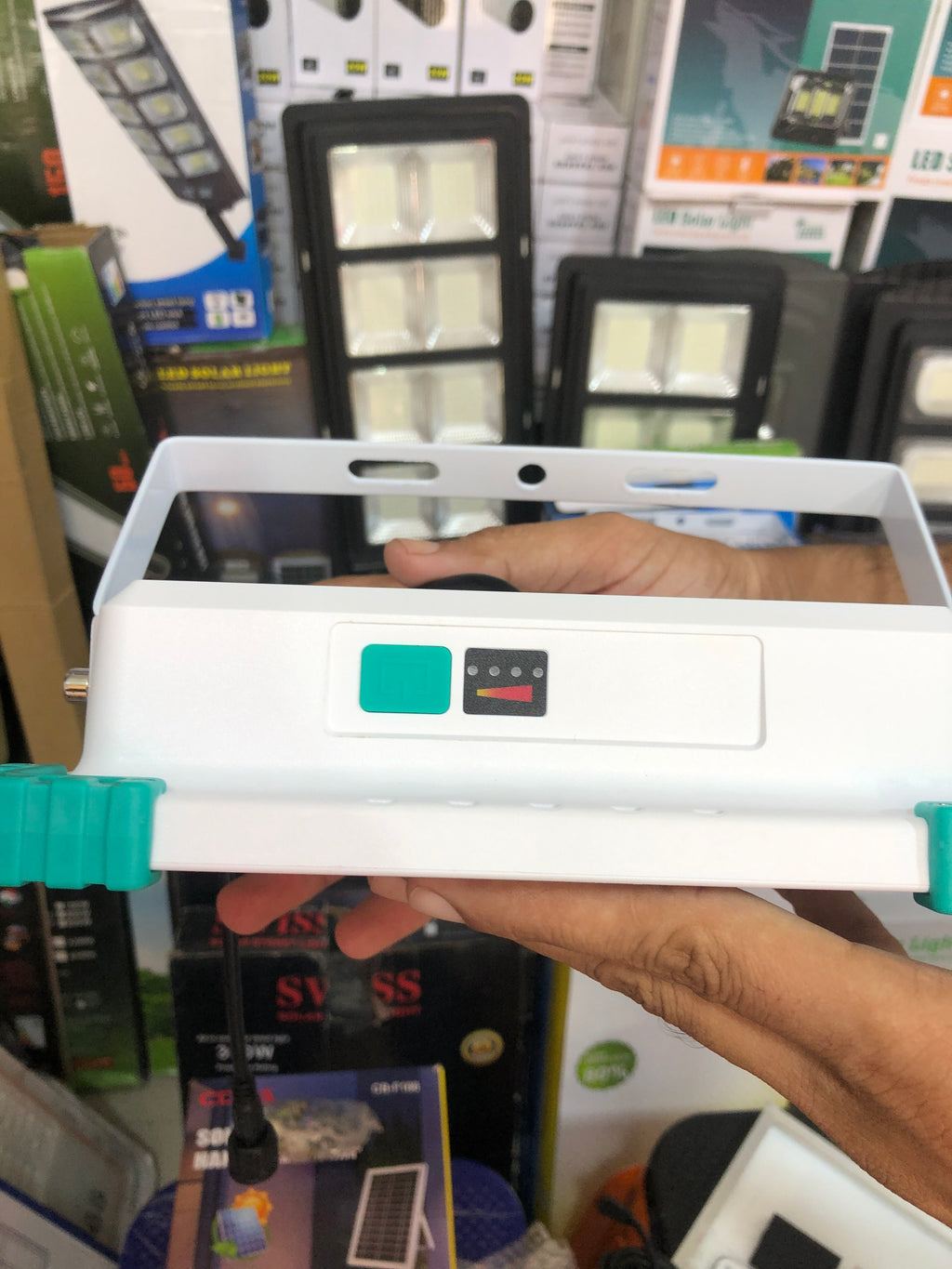 COBA CB-F188 100W Solar Charging Handheld Lamp – IP66