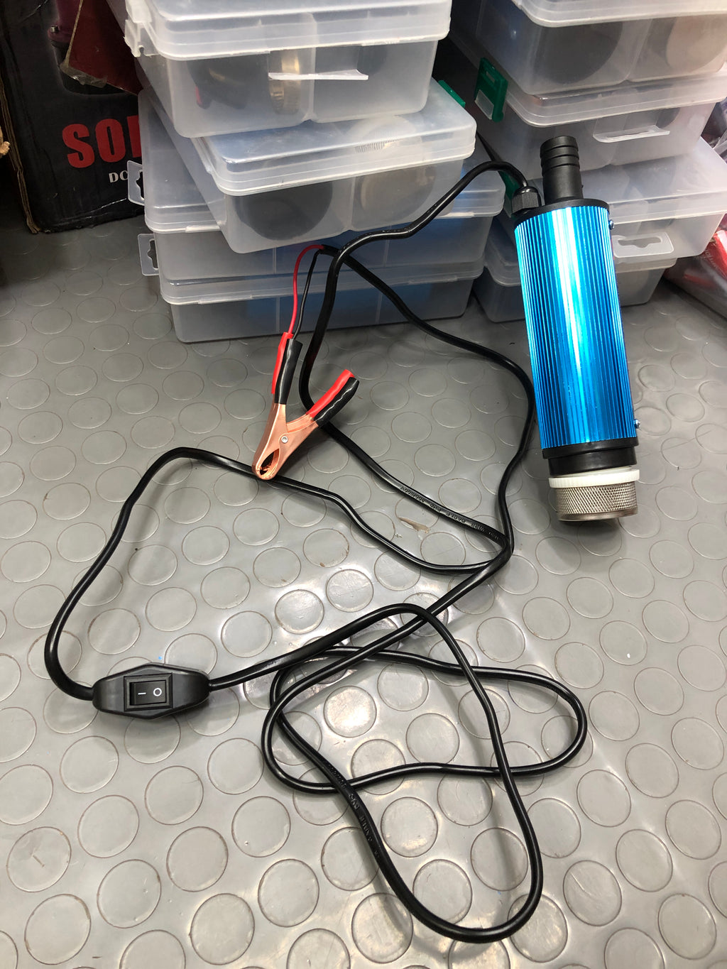 12V 200W Oil & Water Transfer Pump – Heavy Duty Submersible Pump
