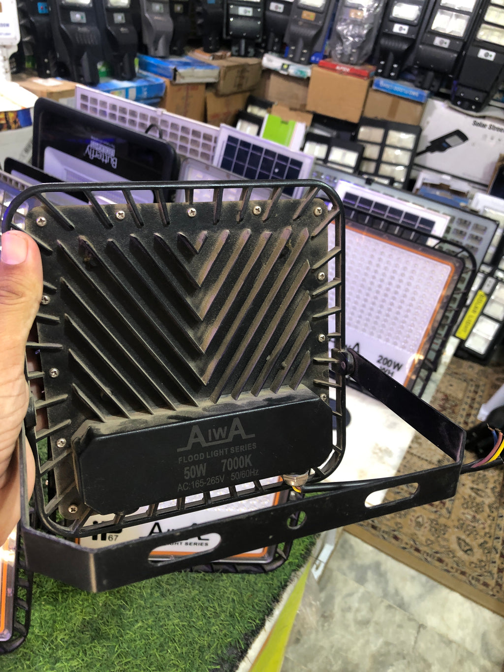PI Aiwa 100W LED Flood Light IP67 – High Brightness Outdoor Floodlight