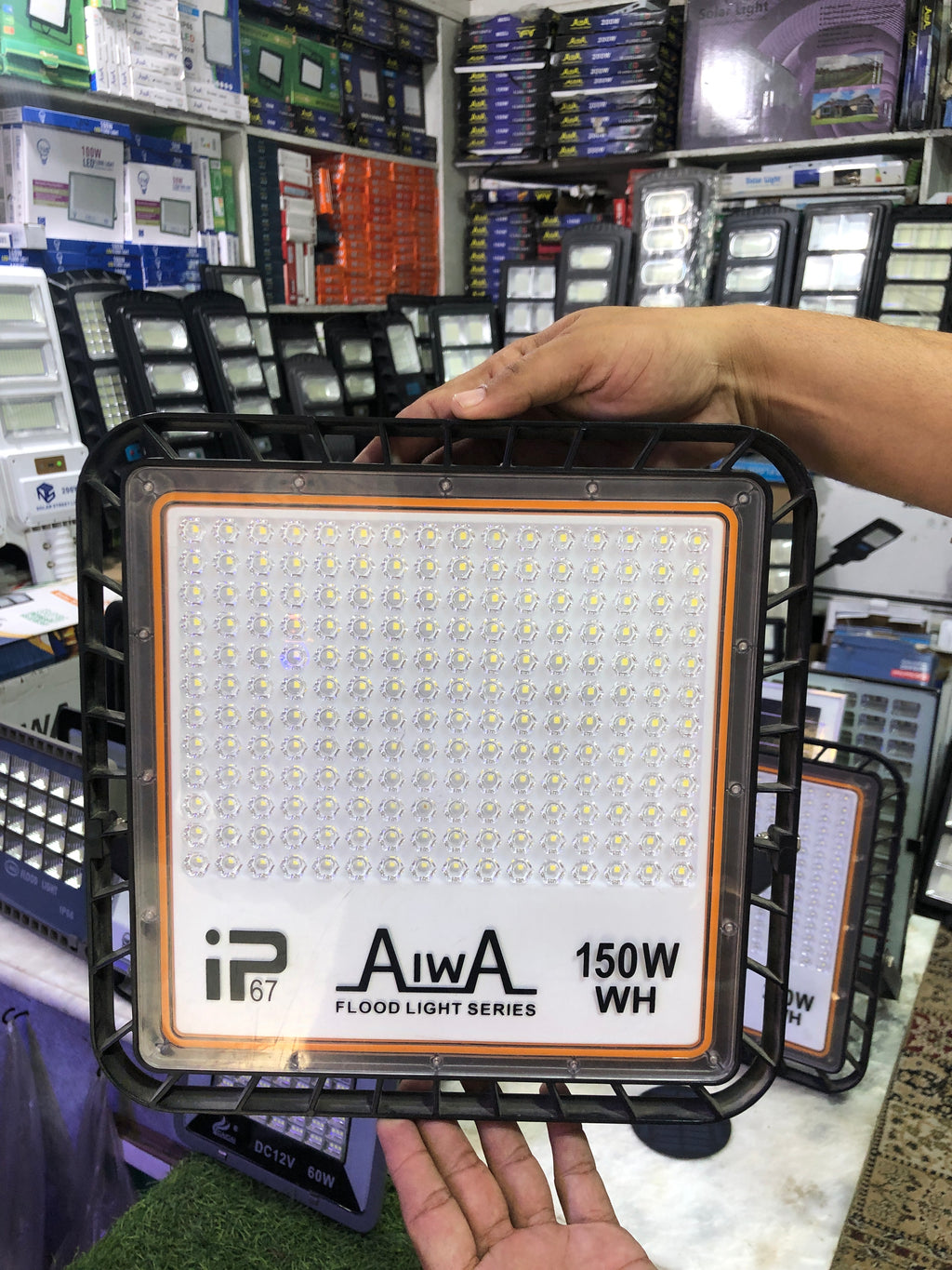 PI Aiwa 100W LED Flood Light IP67 – High Brightness Outdoor Floodlight
