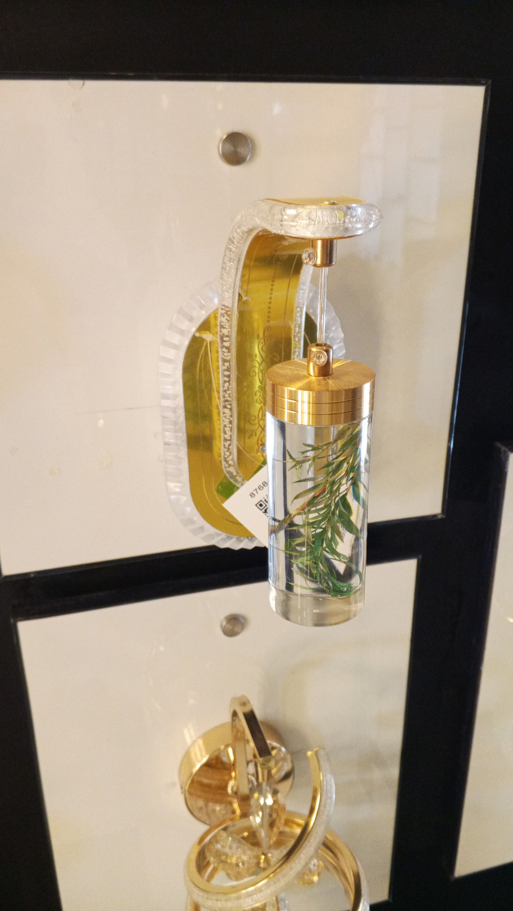 Turkey Import Luxury LED Wall Light with Decorative Water Flower Lamp