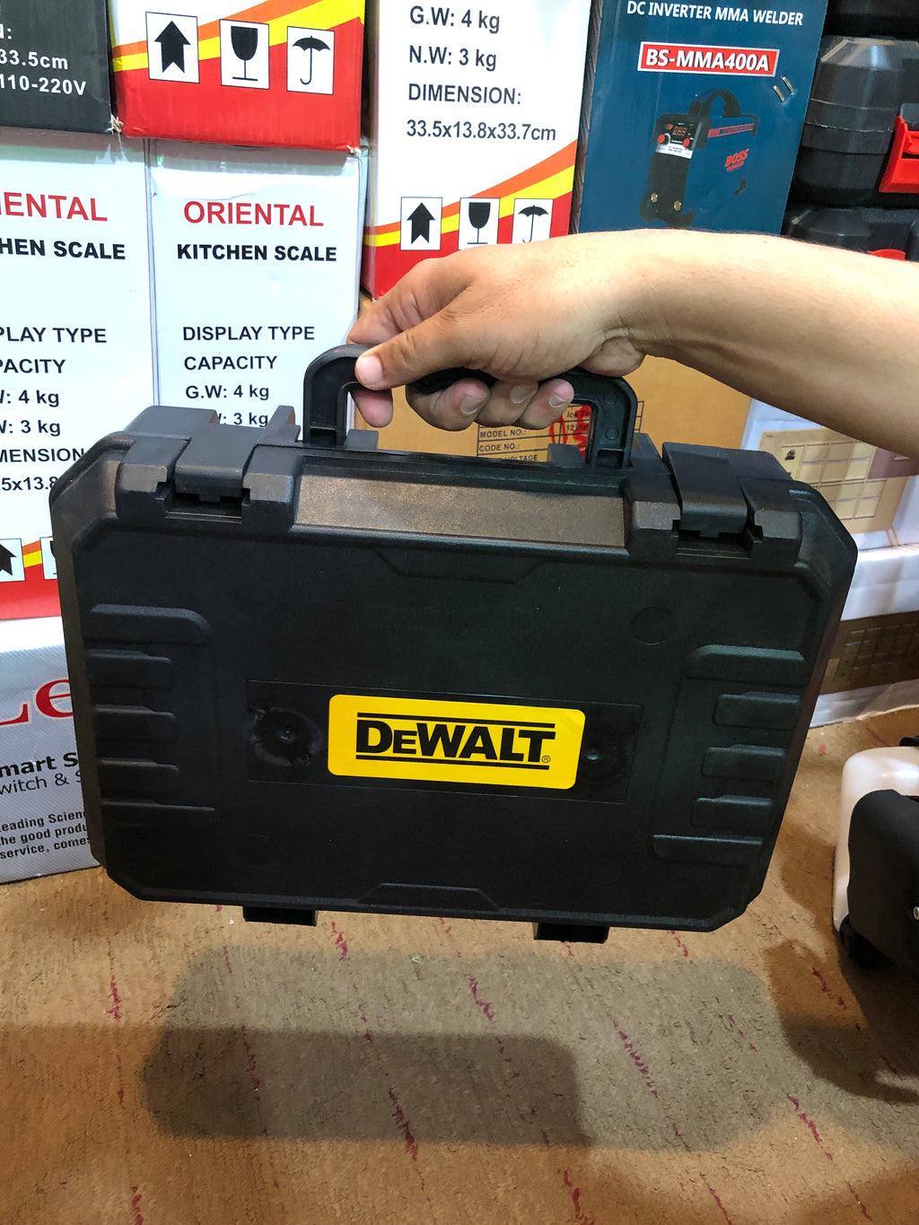 Cordless Rechargeable Blower – Powerful Air Blower with Battery & Carrying Case
